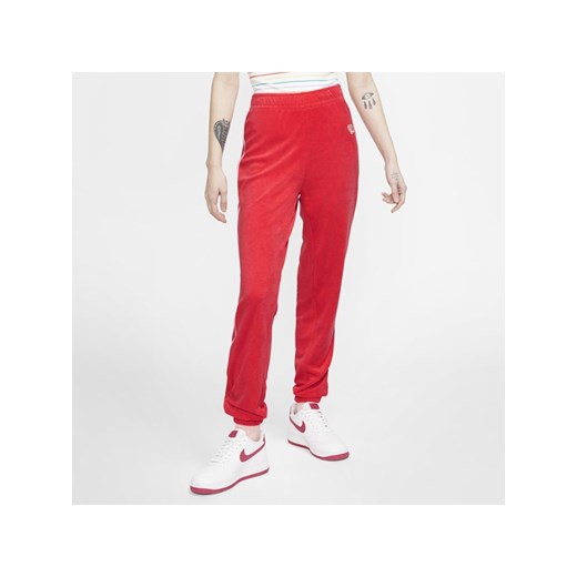 Nike spodnie damskie czerwone 