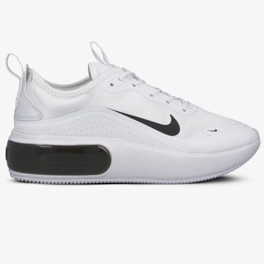 Buty sportowe damskie Nike sznurowane białe gładkie 