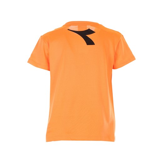 Diadora Koszulka Dziecięca dla Chłopców Na Wyprzedaży, pomarańczowy, Bawełna, 2019, 10Y 14Y 4Y