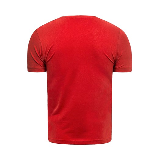Czerwony t-shirt męski Risardi 