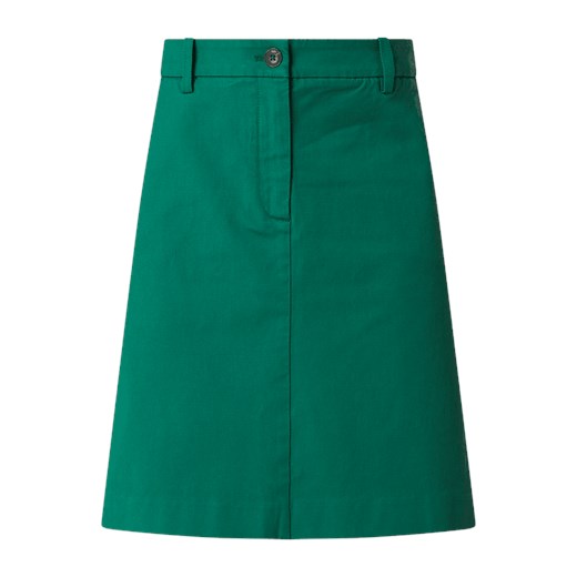 Spódnica zielona Marc O'Polo wiosenna z tkaniny mini 