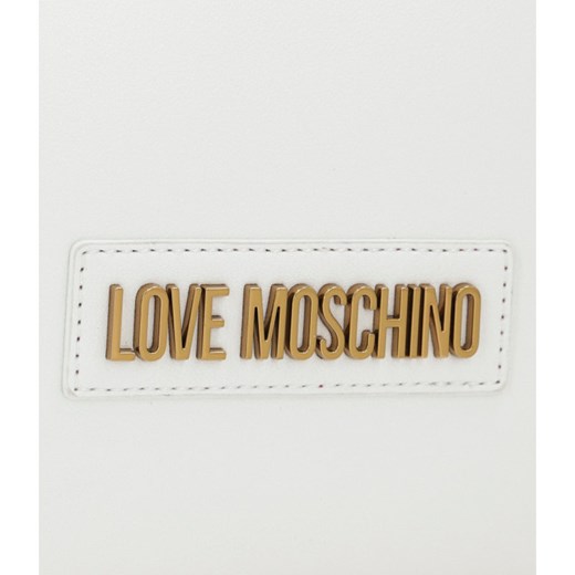 Shopper bag Love Moschino biała matowa duża 