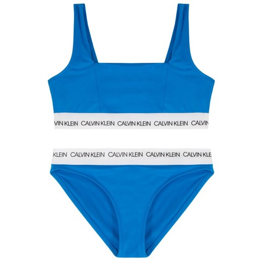 Calvin Klein Swimwear Strój kąpielowy G80G800298 Niebieski