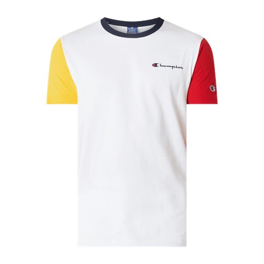 T-shirt o kroju comfort fit z nadrukiem z logo Champion  XL Peek&Cloppenburg 