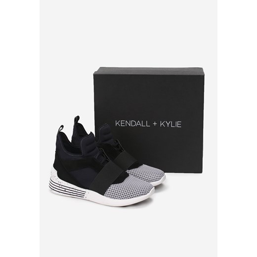 Czarne Sneakersy Kendall + Kylie Streetwear  Renee 35 renee.pl