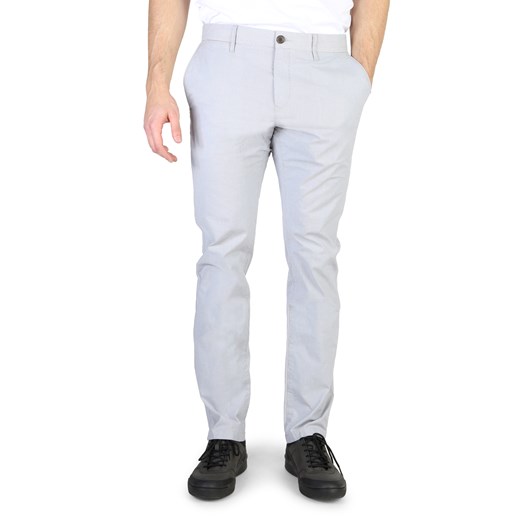 Spodnie męskie Tommy Hilfiger białe bawełniane 