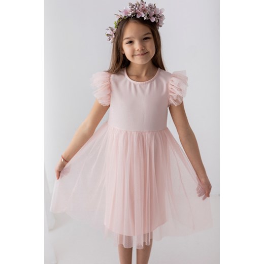 Pastelowa sukienka dla dziewczynki z tiulem 104 Wiosna/Lato  Myprincess / Lily Grey  myprincess.pl