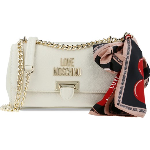 Love Moschino Listonoszka + apaszka SAFFIANO  Love Moschino uniwersalny Gomez Fashion Store