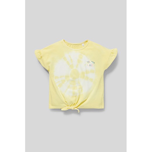 C&A Koszulka z krótkim rękawem-bawełna bio-efekt połysku, żółty, Rozmiar: 92