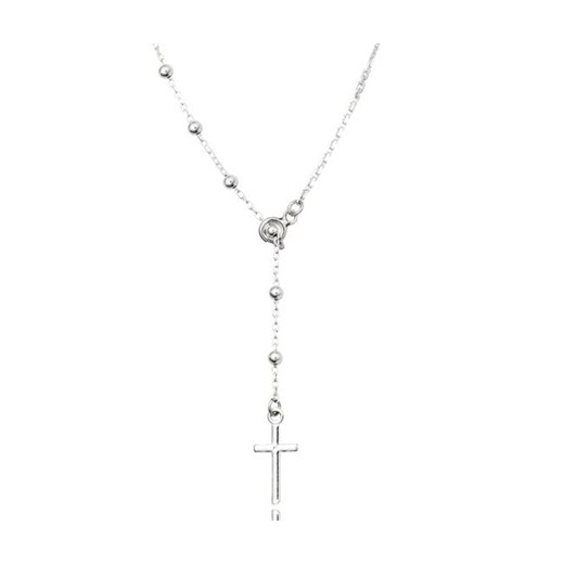 1142 łańcuszek z srebrny 925 z krzyżykiem różaniec  Mak-biżuteria uniwersalny wyprzedaż mak-bizuteria 