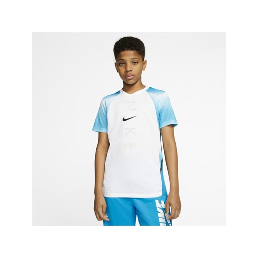 Koszulka treningowa dla dużych dzieci (chłopców) Nike Instacool - Niebieski  Nike XL Nike poland