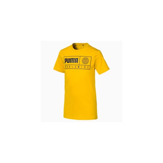 T-shirt chłopięce żółty Puma 