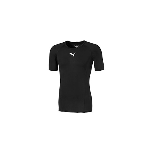 Czarny t-shirt męski Puma z krótkim rękawem 