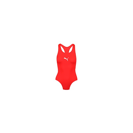 Strój kąpielowy czerwony Puma do uniwersalnej figury bez wzorów 