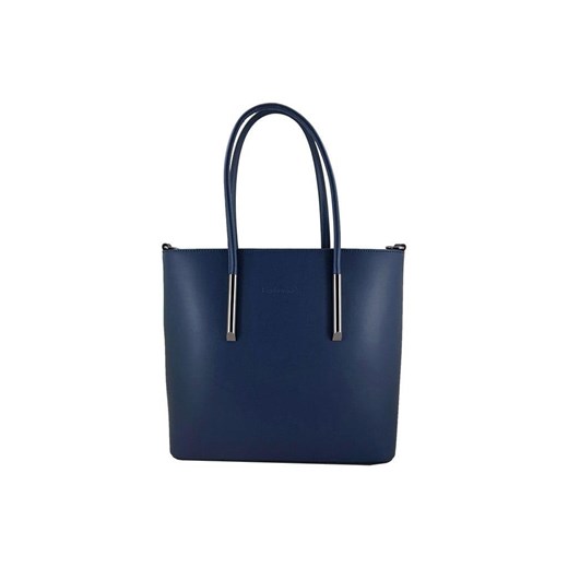 Shopper bag Barberini`s matowa bez dodatków na ramię elegancka 
