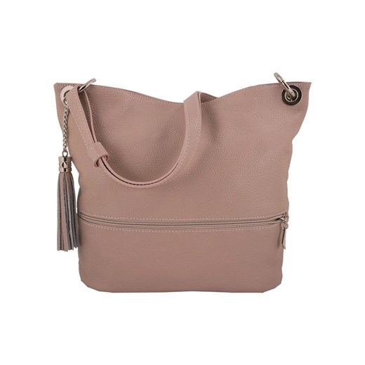 Shopper bag Barberini`s matowa elegancka bez dodatków