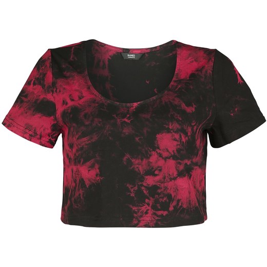 Banned Alternative - Crop Top - T-Shirt - czerwony czarmy   S 