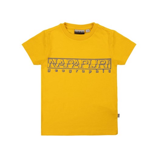 T-shirt chłopięce Napapijri żółty 