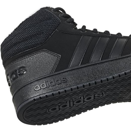 Buty zimowe męskie czarne Adidas sportowe 