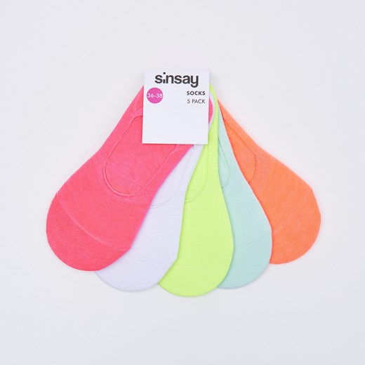Sinsay - Kolorowe skarpety 5 pack - Wielobarwny
