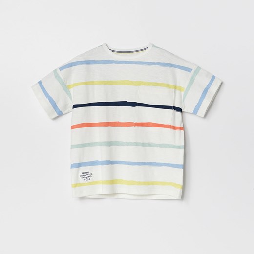 T-shirt chłopięce Reserved z krótkimi rękawami na jesień z bawełny 