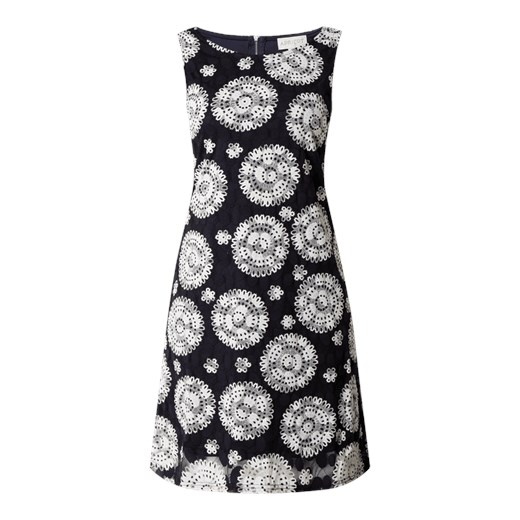 Sukienka APRICOT mini z okrągłym dekoltem w abstrakcyjnym wzorze wielokolorowa 
