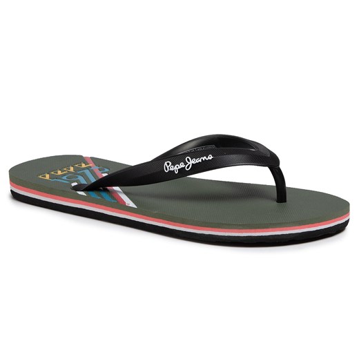 Japonki PEPE JEANS - Whale Archive PMS70084 Black 999   46 eobuwie.pl