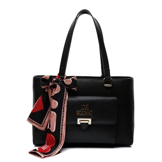 Shopper bag Love Moschino elegancka duża matowa 