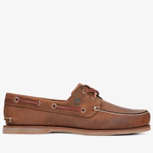 Mokasyny męskie Timberland brązowe z nubuku