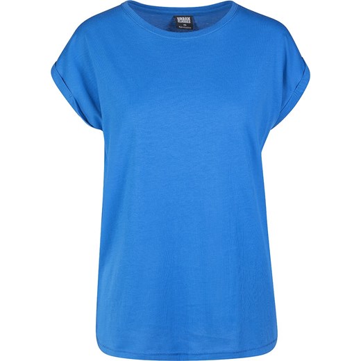Urban Classics - Ladies Extended Shoulder Tee - T-Shirt - niebieski   XS 
