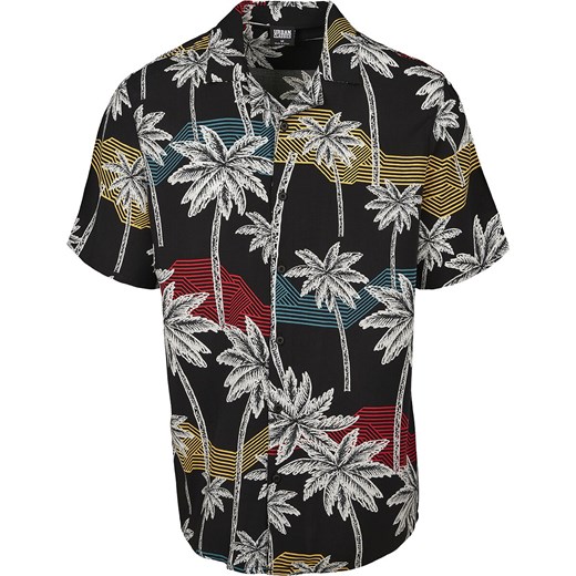 Urban Classics - Frond Resort Shirt - Koszula z krótkim rękawem - wielokolorowy   L 