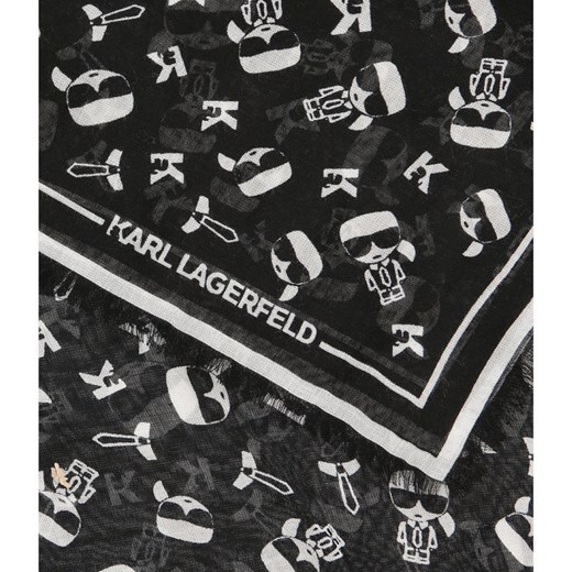 Karl Lagerfeld Chusta Ikonik | z dodatkiem jedwabiu Karl Lagerfeld  uniwersalny Gomez Fashion Store