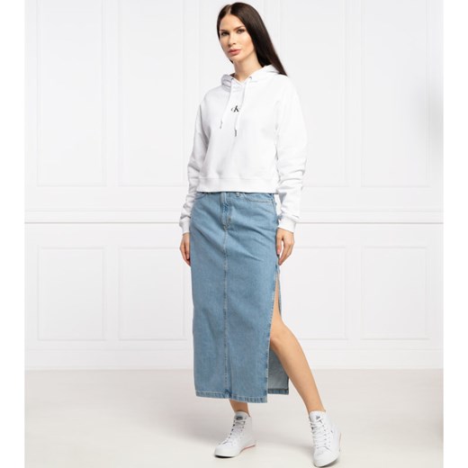 Calvin Klein spódnica midi bez wzorów 