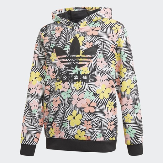 Bluza dziewczęca Adidas w kwiaty 