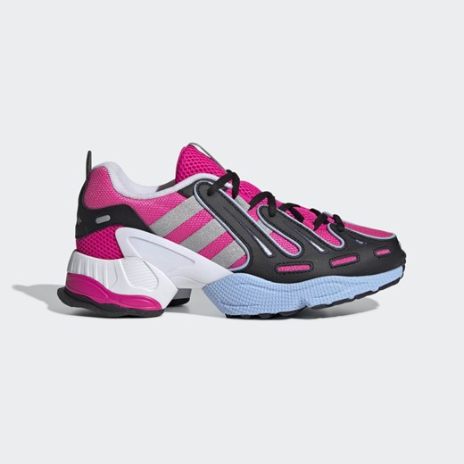 Buty sportowe damskie Adidas eqt support bez wzorów wiązane na platformie 