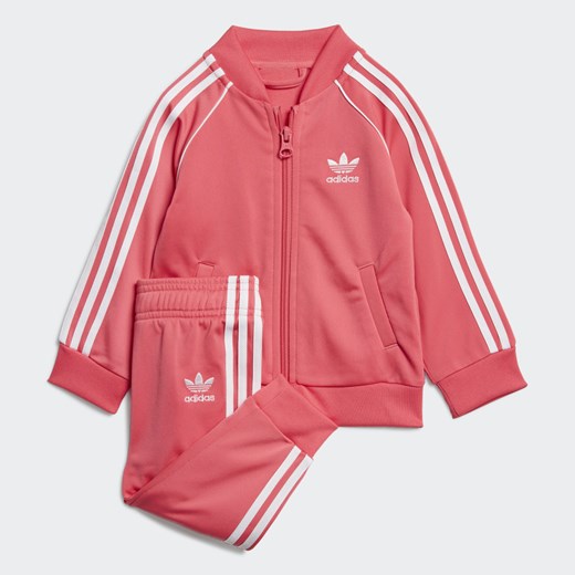 Odzież dla niemowląt różowa Adidas z dzianiny 