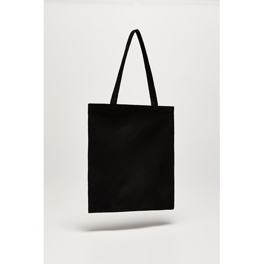 Shopper bag bez dodatków w stylu młodzieżowym z poliestru z nadrukiem 