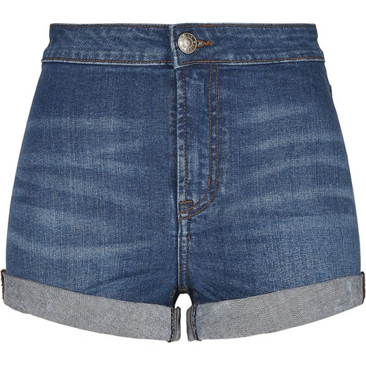 Urban Classics - Ladies Slim Fit Denim Shorts - Krótkie spodenki - niebieski   27 