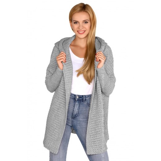 Dalena Grey sweter ze sklepu Świat Bielizny w kategorii Swetry damskie - zdjęcie 85515265