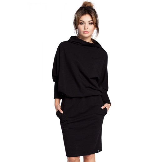 B032 sukienka czarna ze sklepu Świat Bielizny w kategorii Sukienki - zdjęcie 85516566