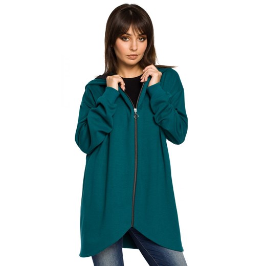 B054 bluza zielona ze sklepu Świat Bielizny w kategorii Bluzy damskie - zdjęcie 85516825