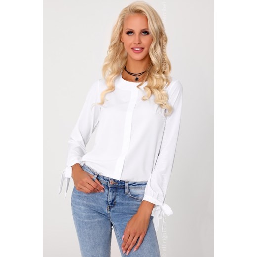 Emelynna White 85287 bluzka ze sklepu Świat Bielizny w kategorii Bluzki damskie - zdjęcie 85521797