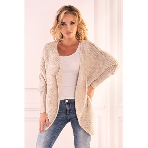 Monaren Beige sweter ze sklepu Świat Bielizny w kategorii Swetry damskie - zdjęcie 85532466