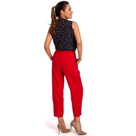 Spodnie damskie czerwone Style 