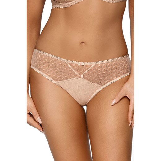 Majtki damskie beżowe Ave lingerie z poliamidu