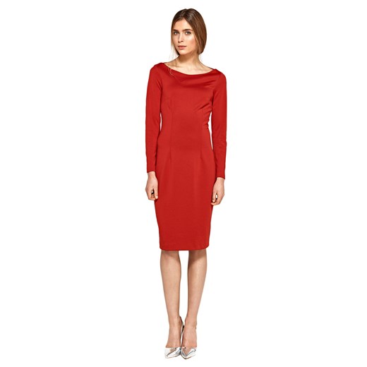 Dzianinowa sukienka - czerwony - S95 Nife  M (38) Świat Bielizny