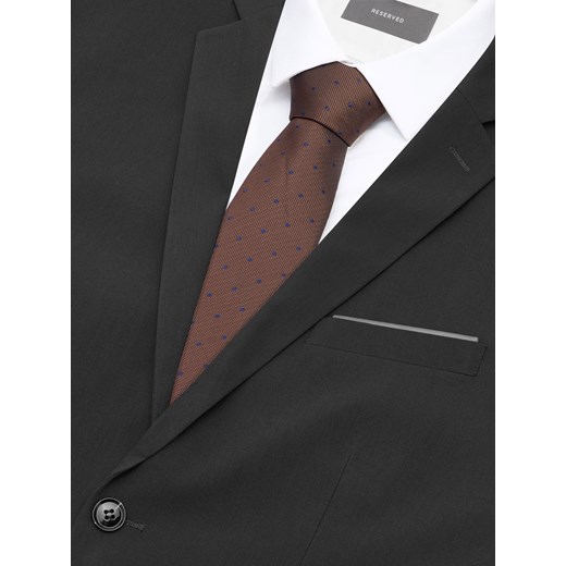 Krawat Reserved brązowy 