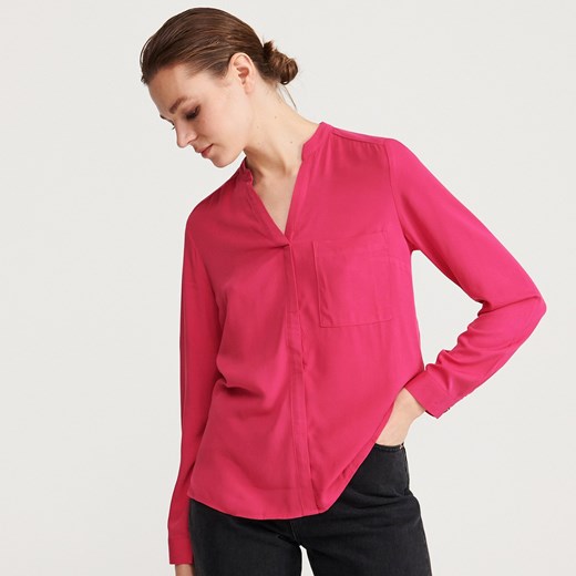 Bluzka damska Reserved różowa elegancka 