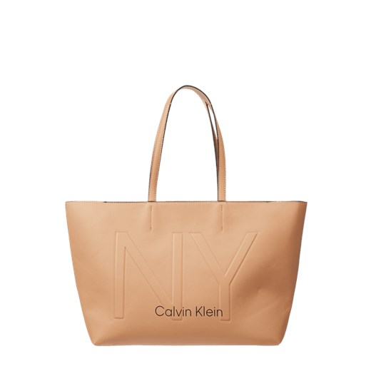 Shopper bag Calvin Klein mieszcząca a5 wakacyjna 
