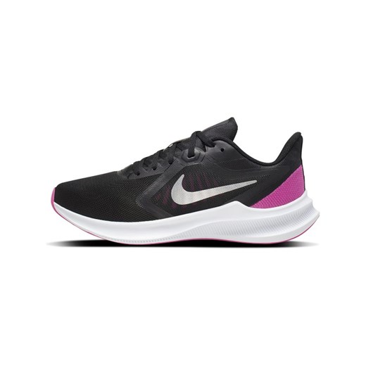 Buty sportowe damskie Nike do biegania downshifter bez wzorów na płaskiej podeszwie 